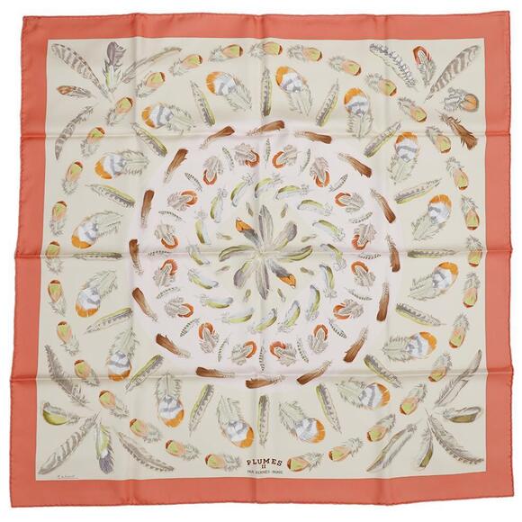 HERMES Beige Scarf - Picture 1 of 6
